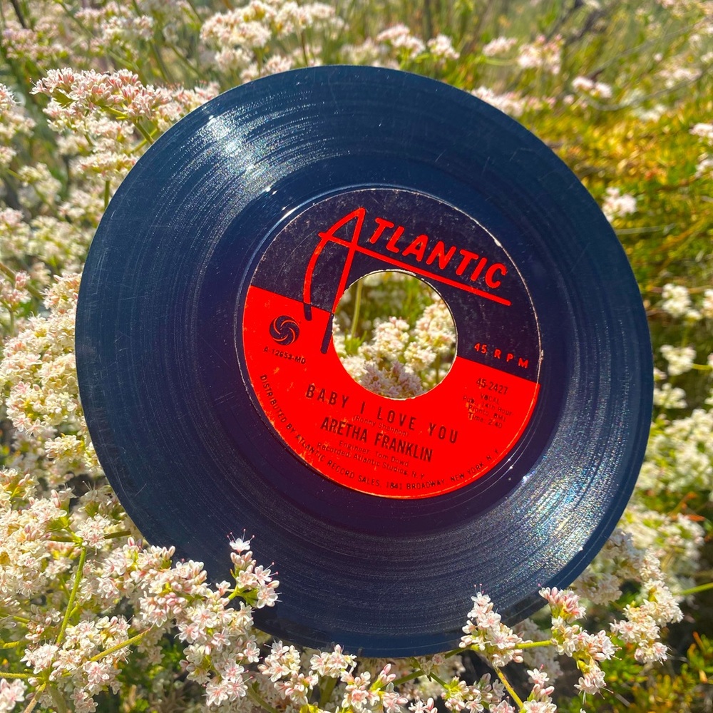 “Baby I love you” Aretha Franklin 45 vinyl record